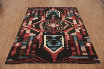 Flat Weave Wool Kilim Oriental Area Rug 8x10