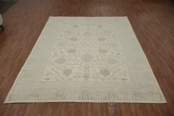 Handmade Wool Oushak Vegetable Dye Area Rug 9x12