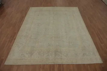 Vegetable Dye Wool Oushak Turkish Area Rug 8x10