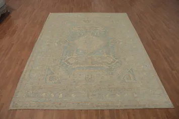 Vegetable Dye Wool Oushak Turkish Area Rug 8x11
