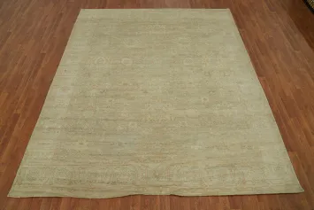 Vegetable Dye Wool Oushak Turkish Area Rug 8x10