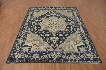 Vegetable Dye Wool Oushak Turkish Area Rug 8x10