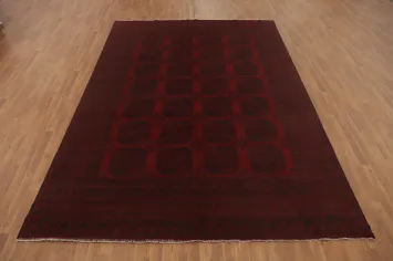 Geometric Balouch Afghan Area Rug 8x11