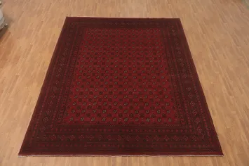 Geometric Balouch Afghan Area Rug 10x13