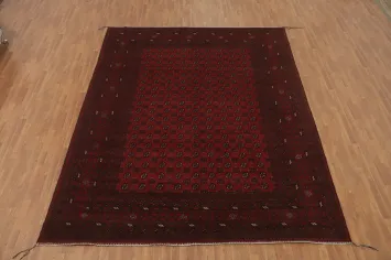 Handmade Wool Balouch Afghan Area Rug 10x13