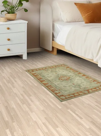 Vegetable Dye Oushak Turkish Accent Rug 2x3