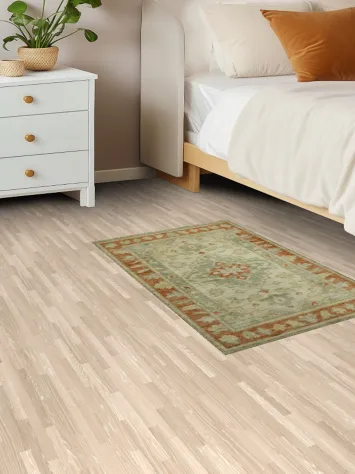 Vegetable Dye Oushak Turkish Accent Rug 2x3