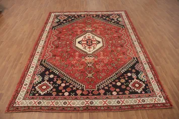 Vegetable Dye Shiraz Afghan Area Rug 8x11