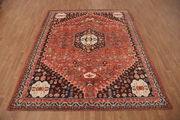 Vegetable Dye Shiraz Afghan Area Rug 8x10