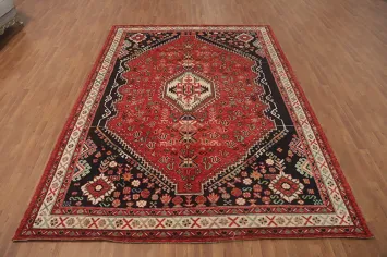 Vegetable Dye Shiraz Afghan Area Rug 8x11