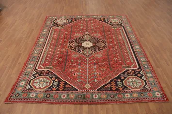 Vegetable Dye Shiraz Afghan Area Rug 8x10