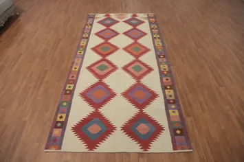 Geometric Kilim Oriental Area Rug 6x12