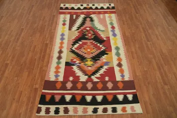 Geometric Kilim Oriental Area Rug 5x10