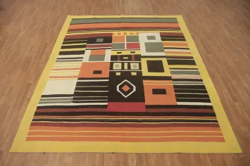 Tribal Geometric Kilim Oriental Area Rug 8x10