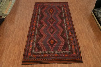 Geometric Kilim Vegetable Dye Large Rug 9x16