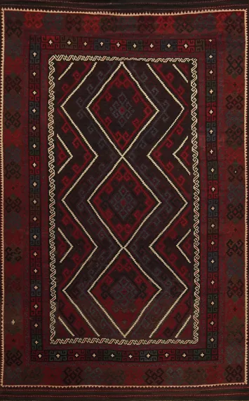 Vegetable Dye Kilim Oriental Area Rug 9x13