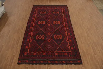 Vegetable Dye Wool Kilim Oriental Area Rug 9x15
