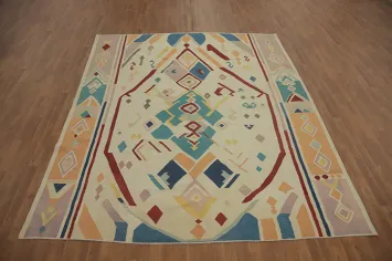 Geometric Kilim Oriental Area Rug 8x10