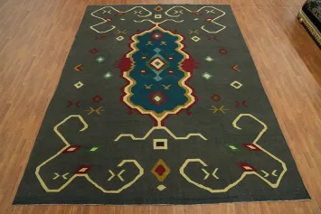 Geometric Kilim Oriental Area Rug 10x13