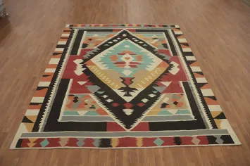 Geometric Kilim Oriental Area Rug 8x10