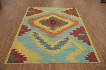 Geometric Kilim Oriental Area Rug 8x10