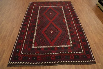 Vegetable Dye Kilim Oriental Area Rug 8x12