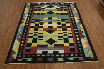 Flat Weave Wool Kilim Oriental Area Rug 8x10