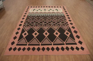Geometric Kilim Oriental Area Rug 9x12