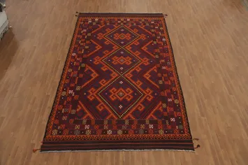 Vegetable Dye Kilim Oriental Area Rug 8x14
