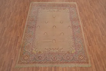 Antique Vegetable Dye Oushak Persian Area Rug 8x12
