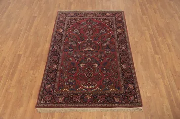 Vegetable Dye Masterpiece Abadeh Persian Rug 4x7