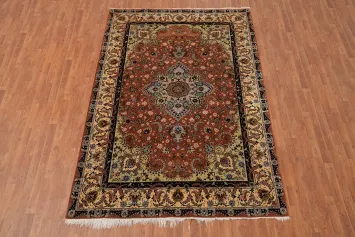 Vegetable Dye Tabriz Persian Area Rug 7x10