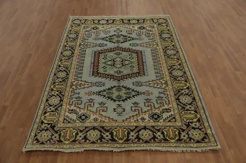 Handmade Wool Viss Indian Area Rug 6x9