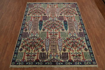 Handmade Wool Ziegler Indian Area Rug 8x10