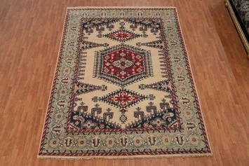 Geometric Viss Indian Area Rug 9x12