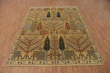 Handmade Wool Ziegler Indian Area Rug 8x10
