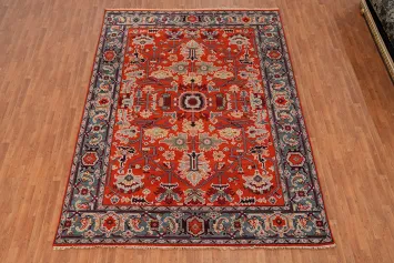 Handmade Wool Oushak Indian Area Rug 9x12