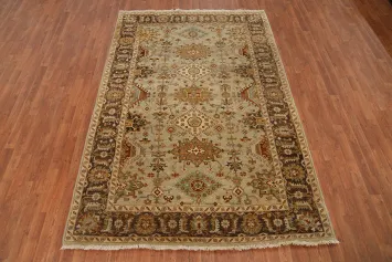 Handmade Wool Peshawar Oriental Area Rug 6x9