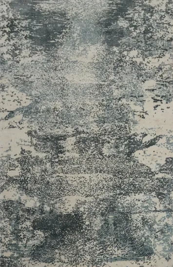 Modern Abstract Indian Rug 4x6