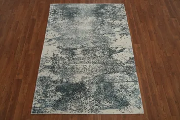Modern Abstract Indian Rug 4x6
