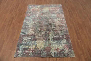 Room Size Modern Abstract Area Rug 5x8