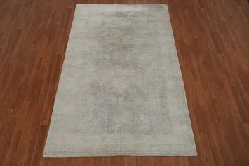 Modern Abstract Indian Area Rug 5x8