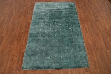 Modern Abstract Handmade Area Rug 5x8