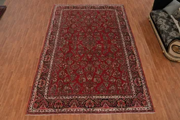 Vegetable Dye Sarouk Persian Large Rug 10x16
