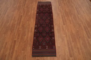 Tribal Wool Balouch Oriental Runner Rug 2x7