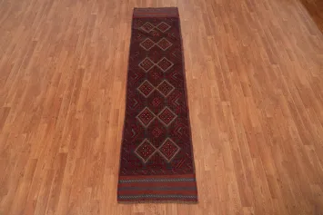 Tribal Wool Balouch Oriental Runner Rug 2x8