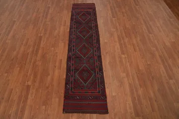 Tribal Wool Balouch Oriental Runner Rug 2x8