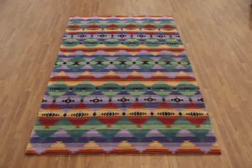 Vegetable Dye Gabbeh Room Size Area Rug 6x9