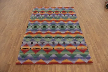 Vegetable Dye Gabbeh Room Size Area Rug 6x9
