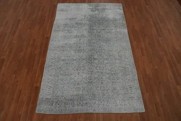 Geometric Oushak Room Size Area Rug 5x8